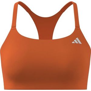 adidas Mujer Optime Essentials Workout Light Support Bra, Pure Orange, XXS