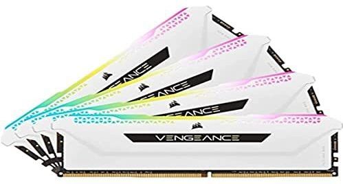 Corsair - Vengeance RGB Pro SL - RAM Geheugen - Wit - 64 GB (4 x 16 GB) - DDR4 3200