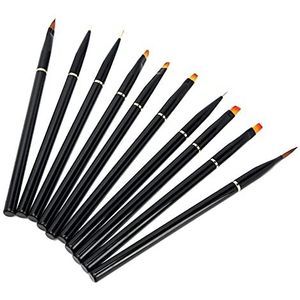 Nail Art Liner Brush, Nail Art Pennen Borstels Nagelpatroon Ontwerp Tekenpenseel Pen Nagel Schilderen Borstel Pen Set voor Nail Art Salon DIY voor Huishouden Gebruikt
