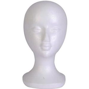 1 stuk schuim pruik hoofd model mannequin dummy bril hoed display standaard rek haarstukjes houder vrouwelijk(9)
