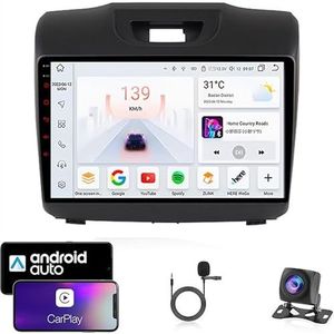 Android 13 Dubbel Din Auto Stereo Touchscreen Auto Stereo Voor Isuzu D-max 2015-2018 Met Bluetooth GPS Navigatie WiFi FM Radio USB/SWC/Plug en Play Ondersteuning Carplay&Android Auto(4 Core Wifi 1G+16