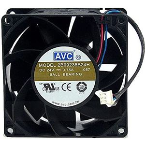 AVC 2B09238B24H 9CM 9038 DC24V 4-Wire Temperature Control Frequency Converter Cooling Fan