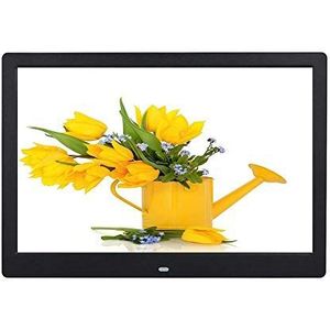 Digitale fotolijst, 13 inch, groot display, zwart/wit, elektronisch, fotoalbum, kan worden gebruikt als decoratie van het huis, herinneringen, zwart