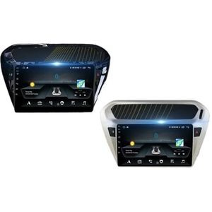 Compatibel met Peugeot 301 Citroen Elysee 2013-2018 Autoradio Android WIFI Navigatie Carplay(Silver)