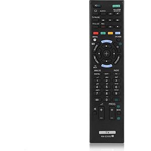 Vervangende afstandsbediening voor SONY TV RM-ED052 / RM-ED050 / RM-ED047 / RM-ED053 / RM-ED060, afstandsbediening van 10 meter voor Sony Smart TV - zwart