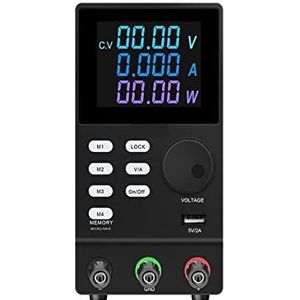 Desktopvoeding Digitale Programmeerbare Laboratorium DC Schakelende Voeding 30V 10A 300V 1A 120V 3A 60V5A 200V verstelbare Poort USB Interface Kortsluitbeveiliging, bescherming tegen overbelasting(Col