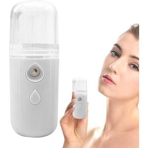 Draagbare Nano Facial Mister - Handige Cool Mist Spuitbus | 30ml Visuele Watertank Gezichtsspuit | Hydraterende Atomization Nano Mister | Handige Mist Spuit | USB Oplaadbare Cool Mist Facial Steamer