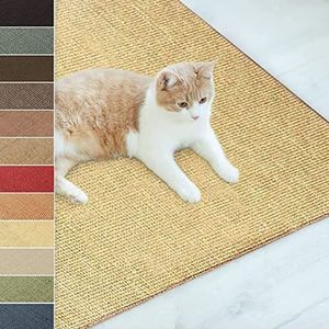 KARAT Sisal krabmat, deurmat, tapijt,sisalmat, sterk & verkrijgbaar in vele kleuren en maten (160 x 240 cm, natuur)
