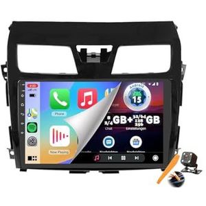 YLOXFW Auto Stereo Android 15.0 Radio Sat Nav voor Teana 2013-2018 GPS Navi 10'' Cartablet Multimedia Video Player FM BT Ontvanger met Carplay 4G 5G WiFi DSP SWC,Y500s