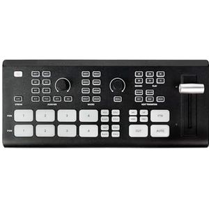 Video Switcher 4-kanaals - Compatibel for live streaming videomonitor Naadloze Schakeling(GoStream)