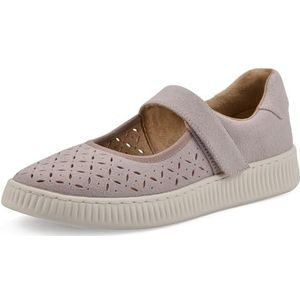 WHITE MOUNTAIN Dubbel Mary Jane Flat, Ltpink Sueded Glad, 36 EU