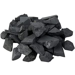 Ruwe Shungite Stenen en Kristallen, Karelia Shungite Mineralen voor Water, 15-30mm 1/2 Ib