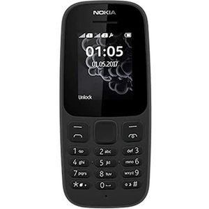 Nokia - 105 (2017) - Mobiele Telefoon - Zwart - Dual-SIM