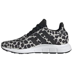 adidas Women's Swift Run 1.0 Sneaker, Wonder Alumina/Black/White, 10