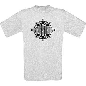 Gang Starr Dj Premier Rap Hip Hop T Shirt Grey overhemden(Small)