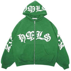 Oversized vintage sweatshirt voor dames,Oversized hoodie met rits - Duurzame gotische hoodie met rits voor het dagelijks leven in de buitenlucht