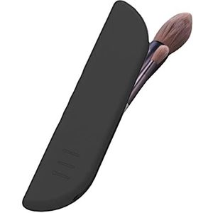 Make-upkwastenhouder voor onderweg | siliconen gezichtsborstelhouder, zachte en elegante organizer voor make-up gereedschap met magneetsluiting voor onderweg