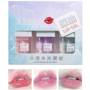 Lipglossolie | Hydraterende Lipolie Lipglossset,Langdurige Lip Enhancer en Lip Plumping Gloss voor lipverzorging en lippen, meisjes Hirara