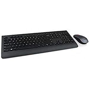 Lenovo 4X30H56800 toetsenbord Inclusief muis Universeel RF Draadloos AZERTY Belgisch Zwart