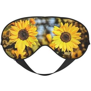 Mooie Zonnebloem. Slaap Eye Mas Bijgewerkt Ontwerp Licht Blokkerende Night Eye Blinder Mannen Vrouwen Shift Werk Reizen