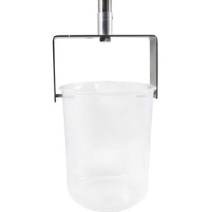 KFGISD, Roestvrijstalen staaf, kunststof pollepel, 500ml/1000ml, slingerbeker, monsterstaaf for watermonsters ，Telescopische bemonsteringsstok(500ml,1.17m 4m/3.8ft 13ft)