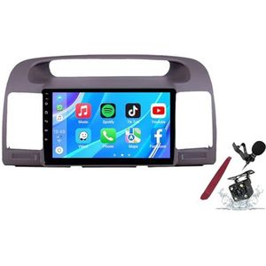 Android 14 Autoradio Sat Navi voor T-oyota Camry (2000-2005) 9 Inch Touchscreen Multimedia Speler met Draadloze Carplay GPS Navigatie FM RDS Bluetooth 5G-WiFi SWC DSP,M120s