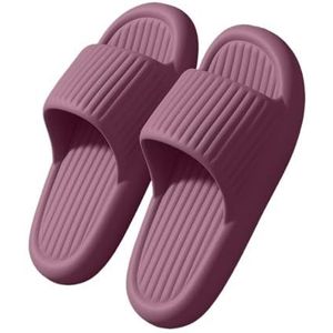 Cloudies slippers voor dames, Comfortabele pantoffels for mannen en vrouwen - zachte sandalen for binnen en buiten voor dames en heren | House Slides douchesandalen(Purple,41 EU)