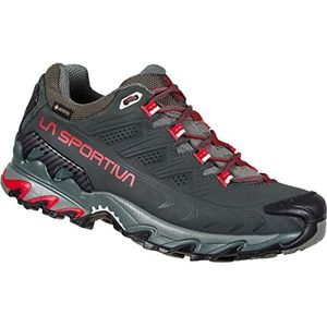 LA SPORTIVA Ultra Raptor II Leather Wide GTX wandelschoenen voor dames, Charcoal/Lollipop, maat 42, Charcoal Lollipop, 42 EU