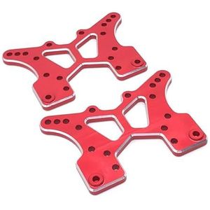 Metalen upgrade modificatie for en achter schokdemper beugel EA1004A for JLB 1/10 J3 RC Auto onderdelen(Red)