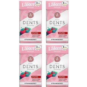 Cloetta Lakerol Dents Strawberry pastilles 4 dozen of 36g