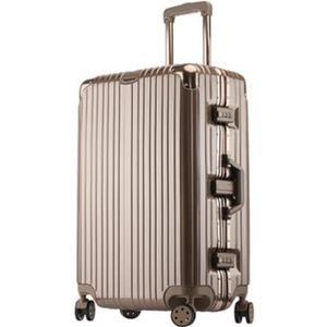 Trolleykoffer Waterdichte Bagagekoffer Grote Capaciteit Trolleykoffer Aluminium Universeel Wiel Reiskoffer (Color : A, Size : 26in)