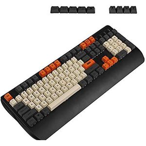 YMDK Carbon Dye Sub 108 87 61 Key Mac Keys Dikke PBT OEM Profiel Keycap voor Standaard 104 TKL 60% MX Schakelaars Toetsenbord (alleen Keycap) (108 Plus Mac)