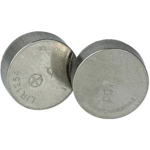 vhbw 2 x batterij vervangt Varta CP1254 A3 voor draadloze hoofdtelefoon (60mAh, 3,7V, Li-Ion)