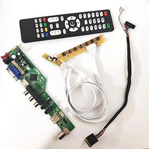 Voor LTN101NT02-306/C01 VGA+HDMI+AV+USB+RF notebook PC LVDS 40Pin WLED 1024* 600 T.V53 screen controller drive board 10.1 inch DIY kit (LTN101NT02-306)