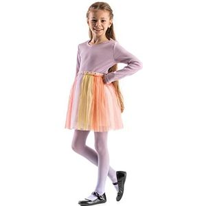 OVISSA Ultrazachte kinder- en meisjespanty voor elke activiteit, sterke panty voor meisjes, school, dans, ballet, theater, kinderen, microvezel, effen panty, 50 denier, Lila, 9-10 jaar