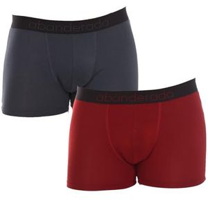 Abanderado Sensitive Boxershorts, granaatgrijs, XXL/60 (set van 2) voor heren