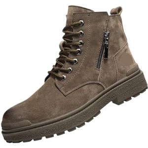 WMHHLS Werklaarzen Anti Brandwonden Lassen Schoenen Onverwoestbare Stalen Neus Nail Proof Mannen Veiligheid Werklaarzen Sneakers Werklaarzen Lichtgewicht Werkschoenen(38)