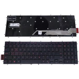 US Engels Backlight Toetsenbord voor G3 3590 3579 3779 7588 5587 G5-5587 G7-7588 Gaming Notebook Toetsenborden 08952H(Red keys no backlit)
