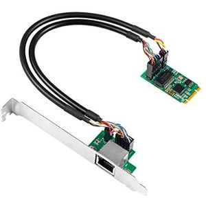 Allowish 2.5G M.2 b+M zeer belangrijke Ethernet-Kaart 2500Mbps RJ45 LAN Kaart Intel I225 Chipset