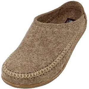 HAFLINGER 718001, Pantoffels van wolvilt Unisex-Volwassene 42 EU