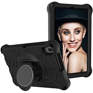 Tablet PC-hoes Compatible with Lenovo Tab M8 TB-8505 / TB-8705 (8.0 "") Tablet Case Kids Shock Proof Beschermkap met draaiende lichtgewicht en duurzame standaard, schouderriem Bescherming(Siyah)