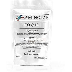 Aminolab - CO-enzym Q10 (COQ10) 200 mg 365 Zachte gels