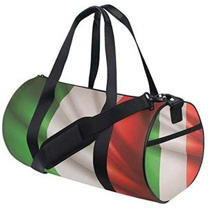 MONTOJ Italiaanse vlag Duffel tas grote Gym Duffle tas