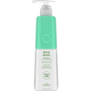 Nishlady Deep Detox Hair Shampoo 947 ml - Groene Thee en Avocado - Diepe Haardetox - Voedende, Hydraterende Haarverzorgingsshampoo - Geschikt voor Unisex, Dagelijks en Professional Gebruik