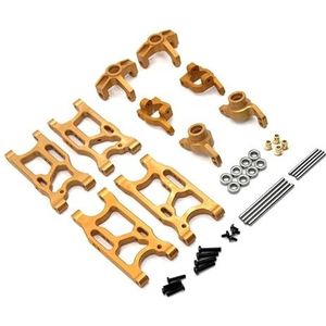 Afstandsbediening auto kwetsbare onderdelen geschikt for Weili 144010 144001 02 124017 16 18 19 LC 1/14(Yellow)