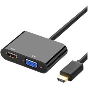 VEKPTHTBH Micro HDMI naar VGA conversiekabel voor mobiele telefoons, tablets, camera's en laptops (Kleur: HDMI naar HDMI Vga 4K)