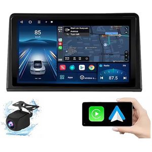 Android 14.0 2 Din Autoradio 9"" Touchscreen Auto Stereo voor Hyundai Sonata 7 2017-2019 met Draadloze Carplay Android Auto GPS navigatie AHD Omgekeerd beeld Stuurwielbediening(P1(1G+32G))