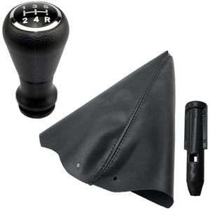 5-versnellingspookknophoes Voor De Kofferbak Van Voor Citroën Voor Partner C1 C4 C3 Voor Picasso(Black set)