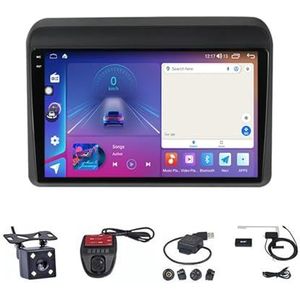 Android Autoradio Video Multimedia Speler, 9 Inch Touch Screen Radio Plug And Play Autotoebehoren met Bluetooth En Navigatie En Achteruitrijcamera Voor SUZUKI Ertiga 2010-2019 (Size : M300S 4G+WIFI