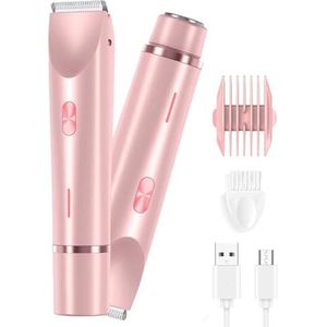 Silky Glow - 2-in-1 Elektrisch Scheerapparaat - Waterdicht - Voor Dames